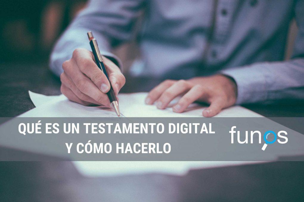 Post sobre ¿Qué es un testamento digital y cómo hacerlo? en Funos