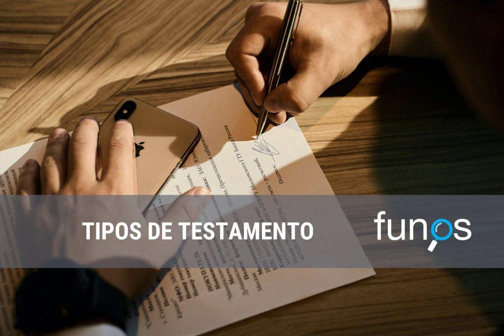 Post sobre Tipos de testamento en Funos