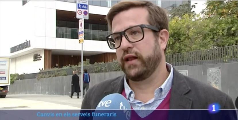 ”Con la pandemia aumentaron las incineraciones” -TVE 1: Informativo Catalunya en Funos