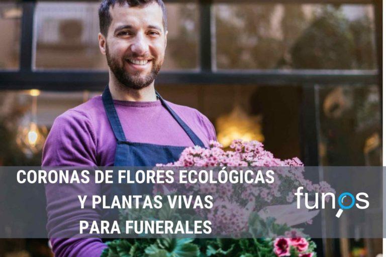 Post sobre Coronas de flores ecológicas y plantas vivas en funerales en Funos