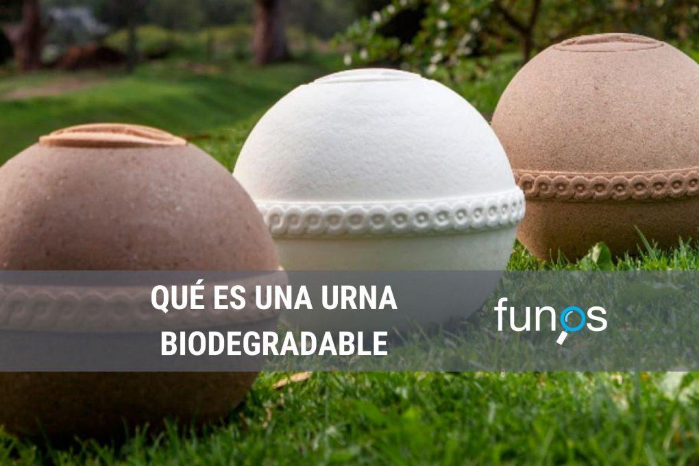 Post sobre ¿Qué es una urna biodegradable? en Funos